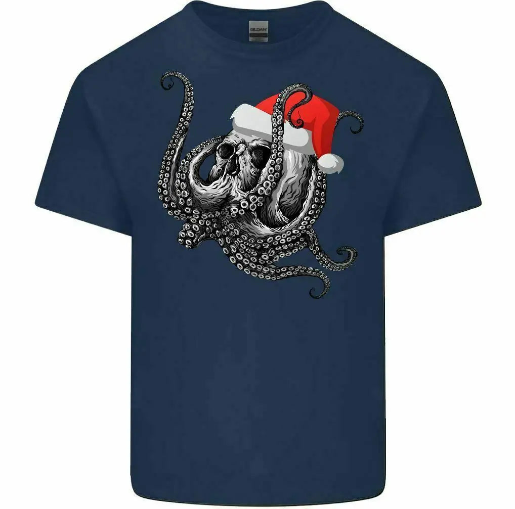 Christmas Skull Kraken T-Shirt