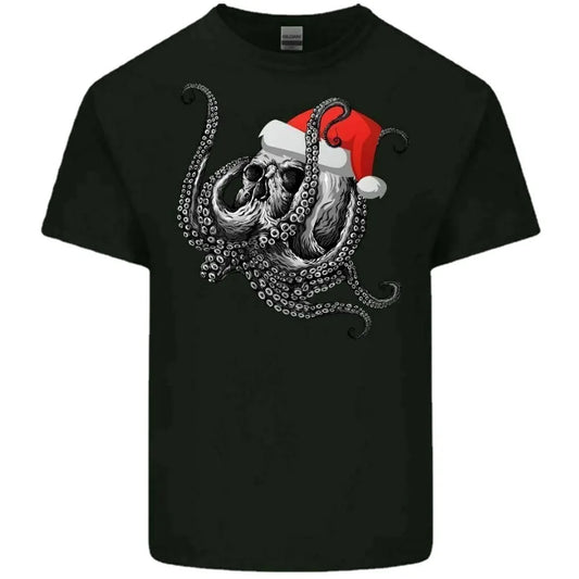 Christmas Skull Kraken T-Shirt